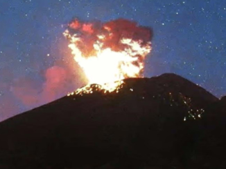 Popocatépetl registra explosión