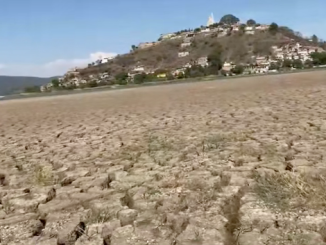 Casi seco el lago de Pátzcuaro